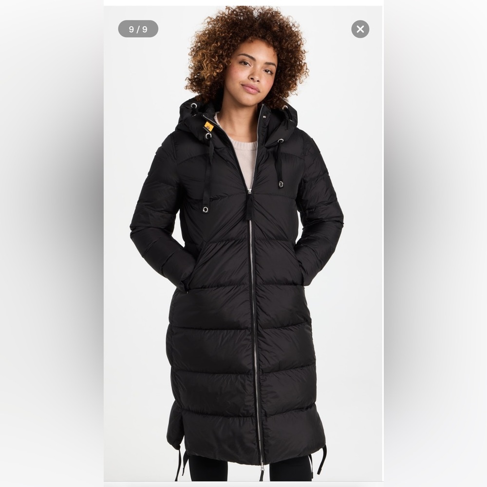 NWT Parajumpers Panda Coat Black Small